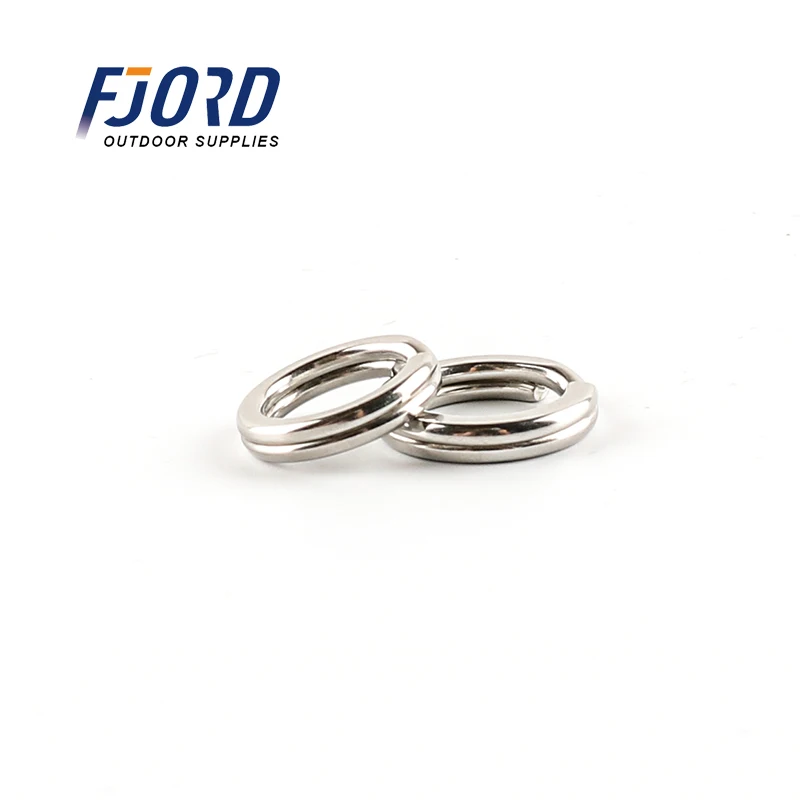 Фьорд разъемное кольцо Размер 3-9# нержавеющая сталь крепкое твердое соединительное кольцо аксессуары для морской рыбалки