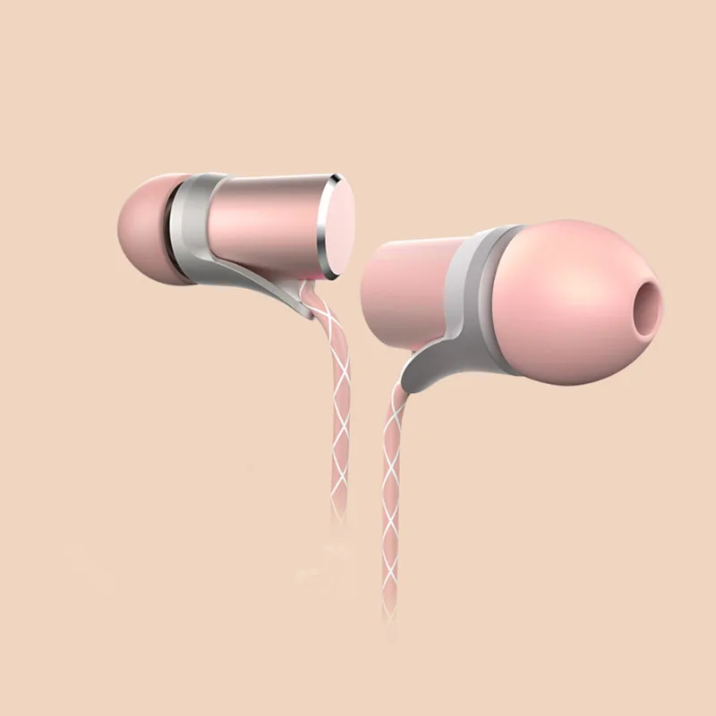 

Music Earphone Stereo Bass In Ear Metal Earphones With Microphone Headset For Xiaomi Meizu Samsung Smart Phone