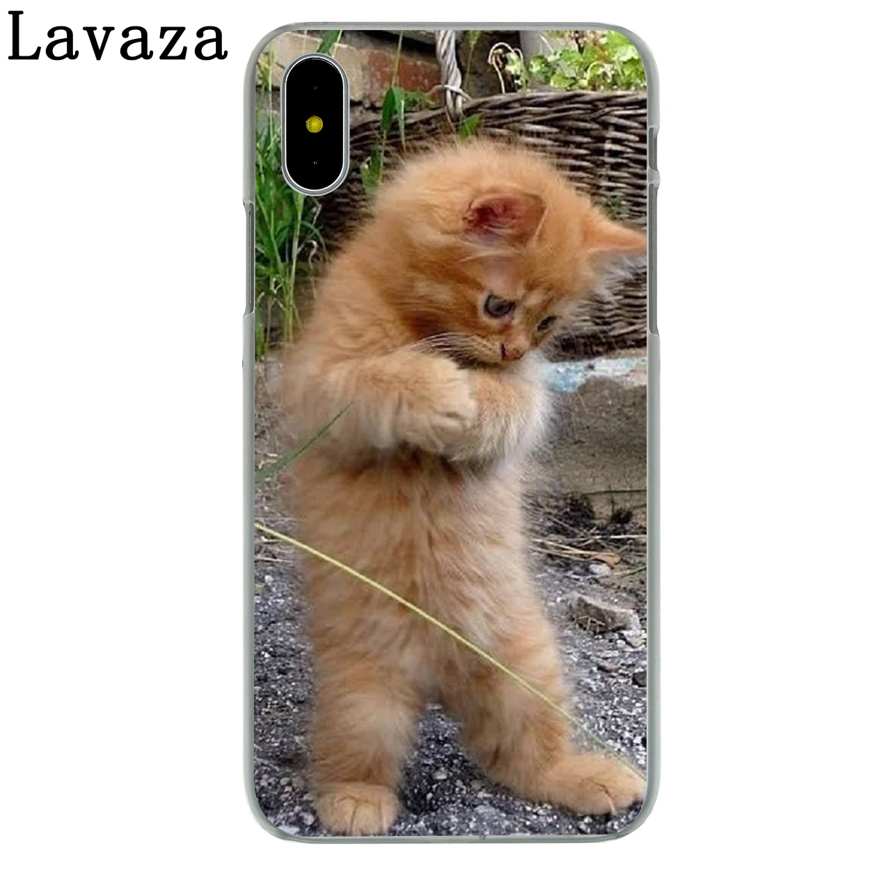 Чехол для телефона Lavaza с забавным котенком кошкой для Apple iPhone 4 4S 5C 5S SE 6 6S 7 8 Plus 10 X Xr Xs Max 6Plus 7Plus - Цвет: 1