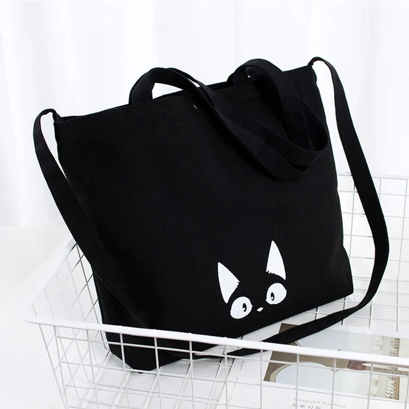 

Fashion beautiful canvas bag student tote bag ladies casual shoulder bag large capacity green shopping bag