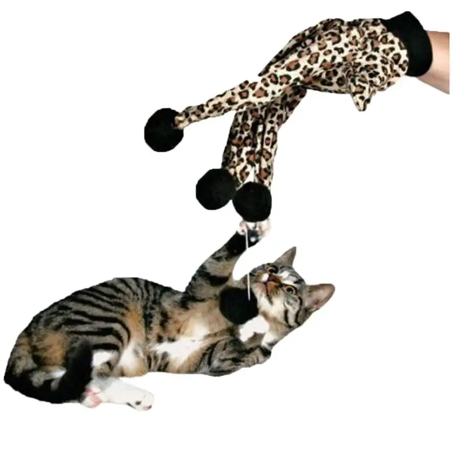 

Pet Products Lovely Ball Pet Funny Toy Cute Dot Cat Toys Scratch Glove Toy for pet Cat dogs Cleaning Supplies 2018 t74