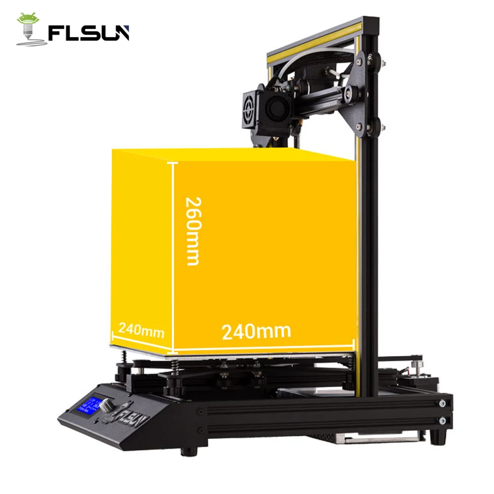 New Metal Flsun-F4 3D Printer High Precision Pre-assembly Large Size FLSUN 3D Printer Heated Bed With SD Card One Roll Filament New Metal Flsun-F4 3D Printer High Precision Pre-assembly Large Size FLSUN 3D Printer Heated Bed With SD Card One Roll Filament