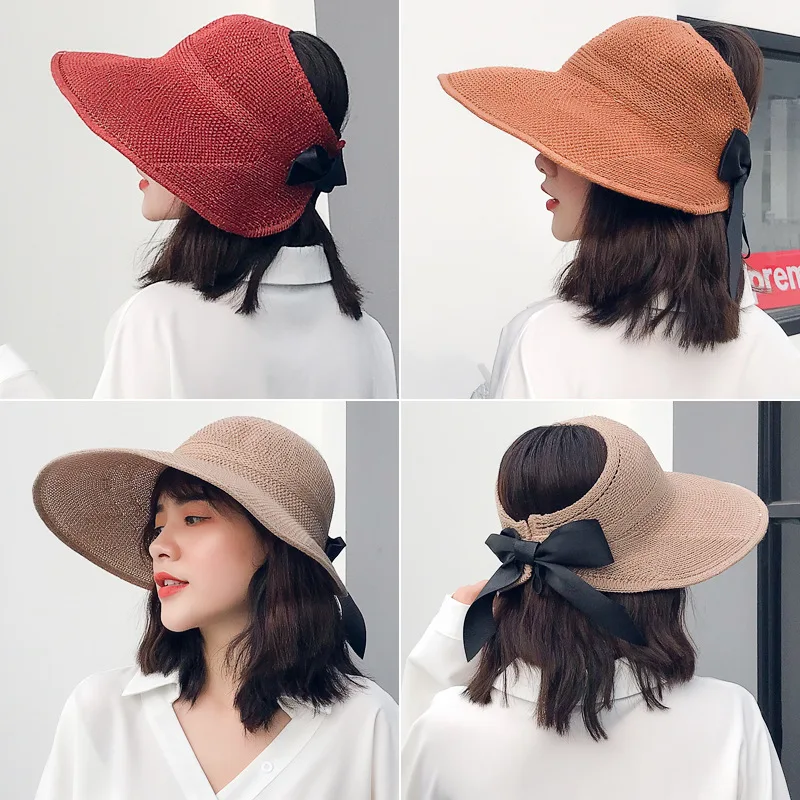 

Fashion Women sun hat Women Cap sun hats hand made women straw cap beach big brim hat casual Girls Summer Cap Women Present Gift