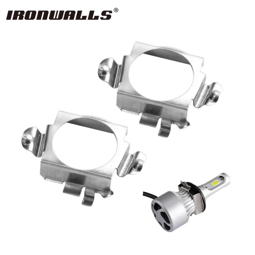 Ironwalls H7 Car Led Headlight Adapter Base kit Bulb Holder for
