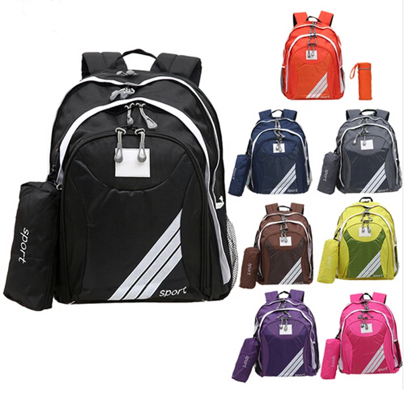 8 color new style double Shoulder book Bags fashion casual bag travel