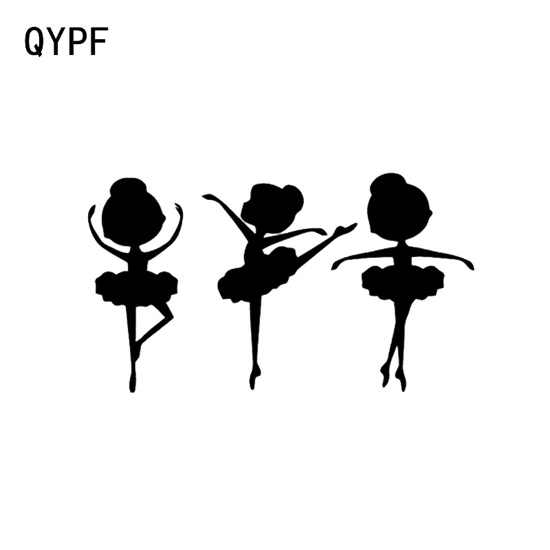 QYPF 11 5*6 5 красивые танцоры украшение для людей автомобильная наклейка фитнеса
