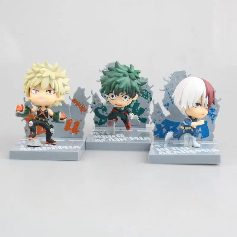 10 см мой герой Академии рисунок Bakugo Katsuki Midoriya Izuku Todoroki шото фигурку версии Модель