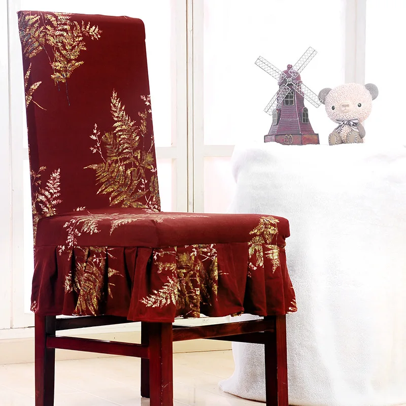 البوليستر دنة غطاء كرسي الطعام كرسي الطعام كرسي يغطي ل حفل الزفاف يغطي إزالة تمتد مطاطا washable