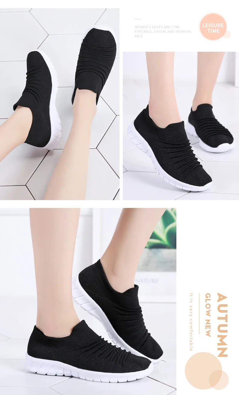PINSEN 2019 Summer Women Sneakers Breathable Mesh Casual Flats Shoes Women Loafers Basket Femme Ladies Shoes tenis feminino 12