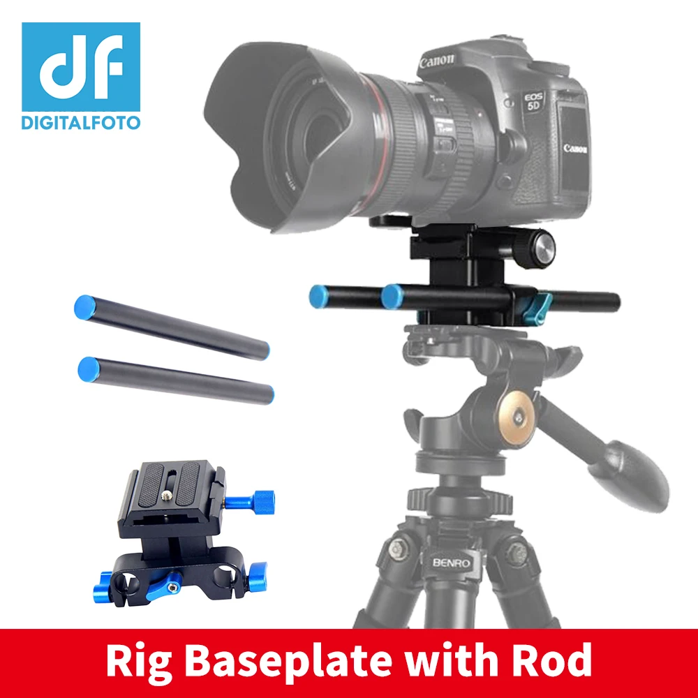 DF DIGITALFOTO 15 мм рельсовая опорная система пластина крепление для камеры DSLR следящая