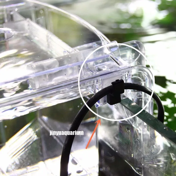 Электронный аквариум маленькая Рыбная разделительная коробка рыбоводство с водяным насосом 220V 50Hz