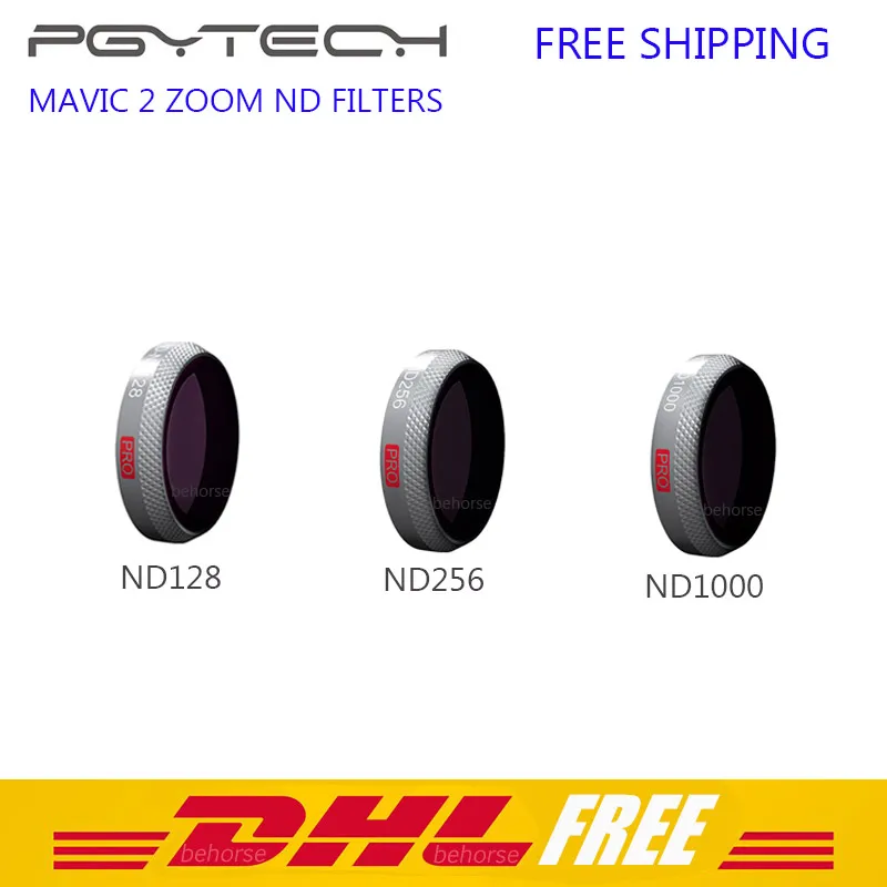 

3 Pieces Mavic 2 Zoom Lens Filters Set ND128/ND256/ND1000 Camera Lens Kit Set for DJI Mavic 2 Zoom PGYTECH ND Filter Kit