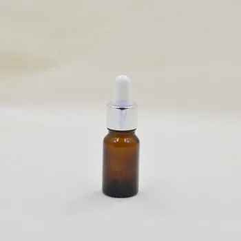 

10ml Amber Glass Dropper Bottle Refillable Tea Tree Oil Essential Aromatherapy