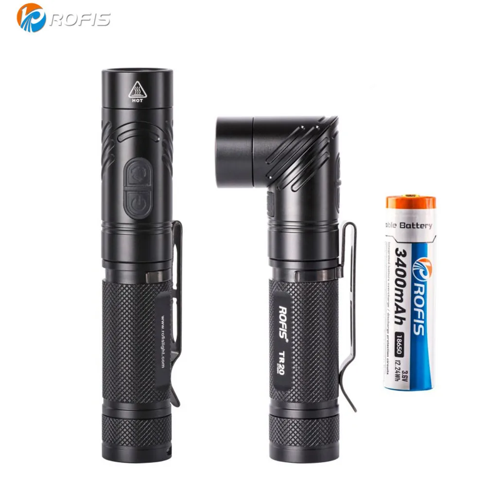 Rofis TR20 Adjustable head flashlight CREE XP L HI V3 LED 1100 lumen