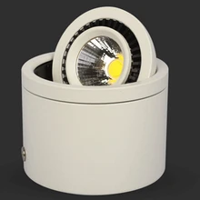 С фабрики белый корпус 10 Вт теплый белый/холодный белый супер яркий крепеж на поверхности коксовой батареи led вниз свет 85-265 в