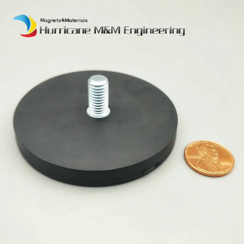 Резиновый магнитный диск Dia. 66 мм светодиодный светильник, удерживающий Точечный светильник, держатель с нитью NdFeB, сильный неодимовый магнит, автомобильная починка