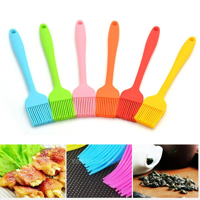 1 Pcs Kitchen Tools Silicone Oil Brush  Silicone Barbecue Basting Brush -  1pcs - Aliexpress