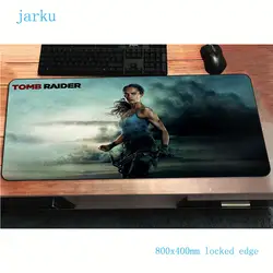 Tomb raider коврик для мыши геймер 3d 400x800x3 мм игровой большой офисный ноутбук аксессуары ноутбук padmouse эргономичный коврик