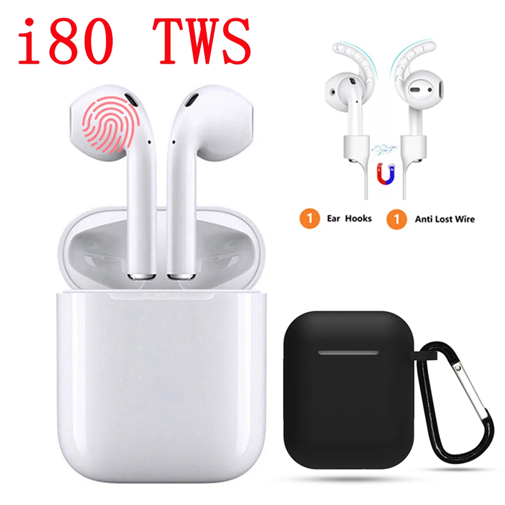 

New i80 tws 1:1 pop up PK w1 chip Bluetooth ear Earbuds earphone headsets Wireless XYPods PK i30 i12 i60 i20 i10tws i13 i14 tws
