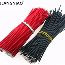 100 шт. макетная плата соединительный кабель Провода луженые 0,96 см