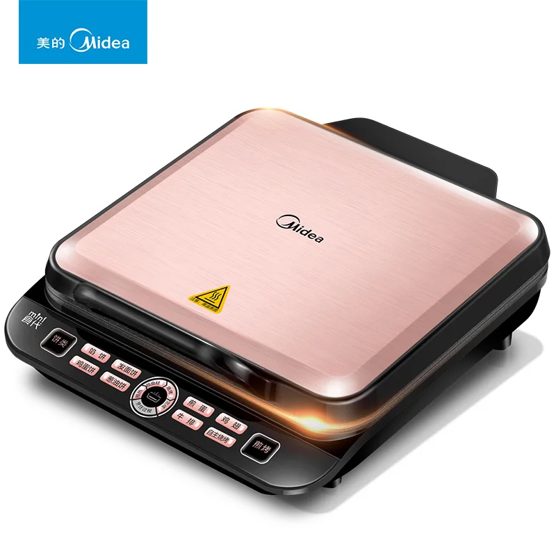 Электрическая сковорода Midea WJCN2725A для приготовления пиццы барбекю|electric pan grill|electric