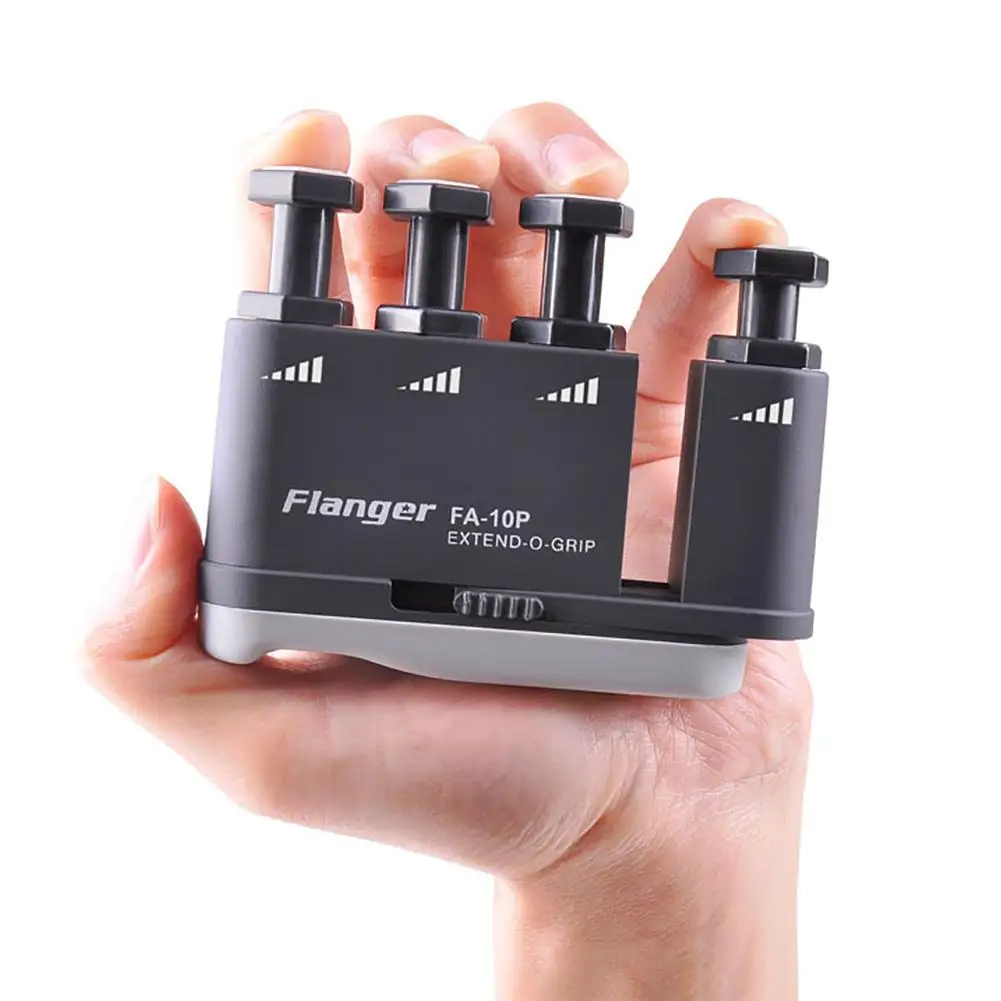 

Flanger Extendable and Strength Adjustable Finger Exerciser for Ukulele/Guitar/Bass/Piano/Saxophone/Violin Finger Training
