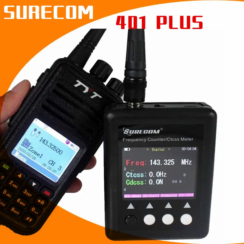 Цифровой радиотестер SURECOM 27 МГц 3000 декодер Портативный счетчик частоты для рации