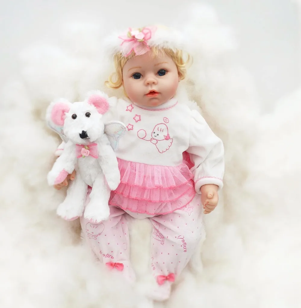 2" реалистичные Bebe Кукла реборн Reborn силиконовые с плюшевые куклы реалистичные куклы младенца детей Рост партнеры рождения Reborn
