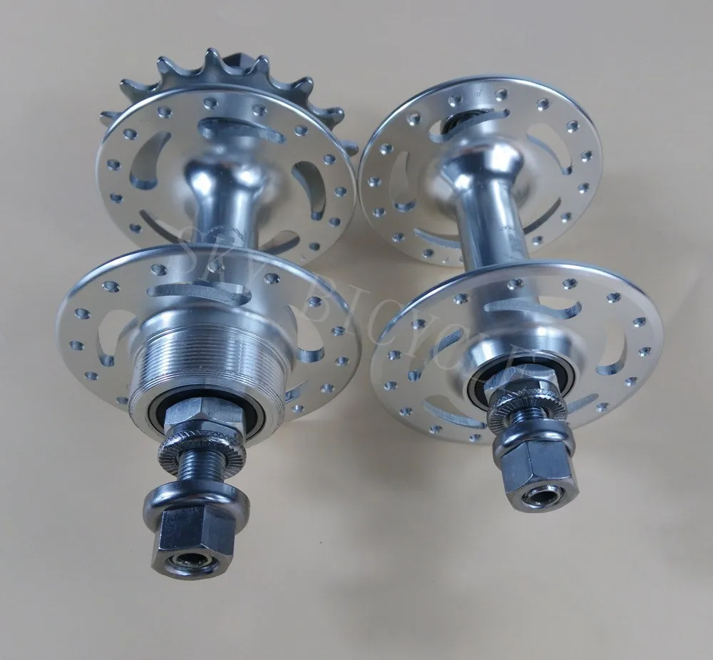 track hubs with lock ring fixed ring