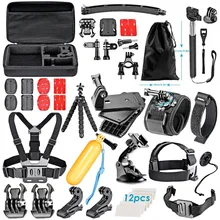neewer action camera accessory kit for all brand sports camera:Sjcam DBPOWER AKASO APEMAN WiMiUS QUMOX Lightdow Campark