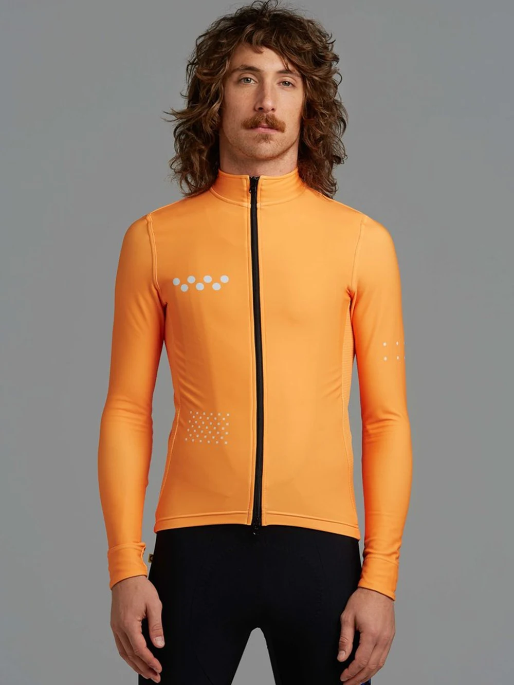 Chill-Block-Core-thermal-fleece-long-sleeve-Cycling-Jersey-Road-mtb-cycling-Clothing-pro-fit-cut 5_