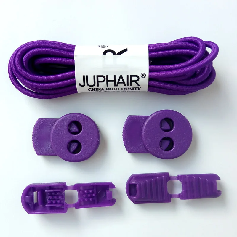 New 3 Pair 1 m Round Colored Shoes Laces for Children Fashion Elastic Rubber Adjustable Shoelaces Fashion Lazy Shoelaces Strings