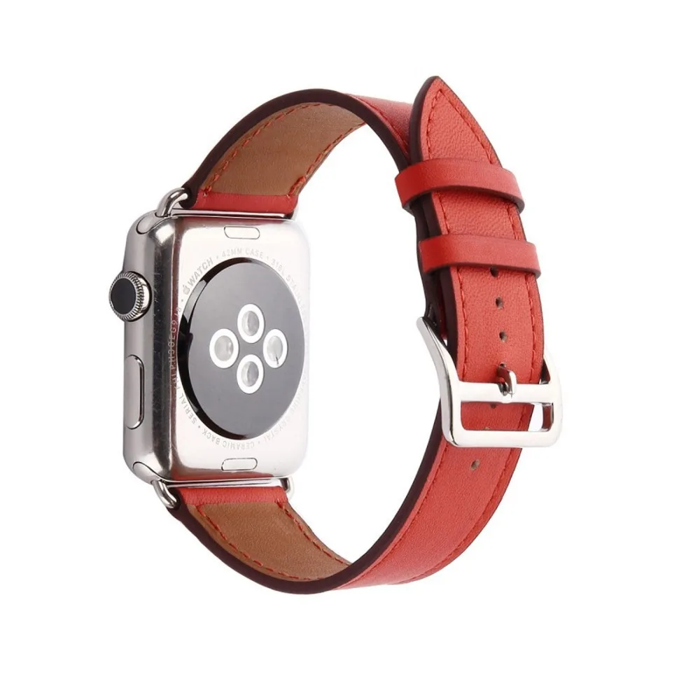 Genuine Leather strap For Apple watch band apple watch 5 4 3 band 44mm/40mm Iwatch series 5 4 3 2 1 42mm 38mm bracelet watchband