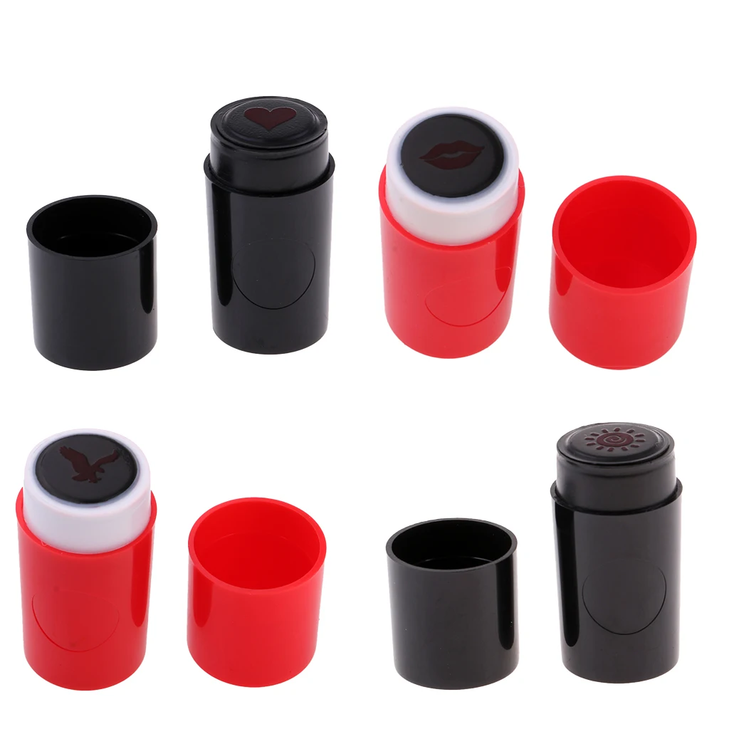 Perfeclan Golf Ball Stamper Stamp Set of 4 Golf Ball Stamper Stamp Birthdays Gift Club Giveaways Keepsake Souvenir Accessories 