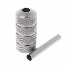 Ручка для татуировки из нержавеющей стали, 22 мм, Профессиональная круглая машинка для татуировки, ручки для труб, инструмент 7HH200418