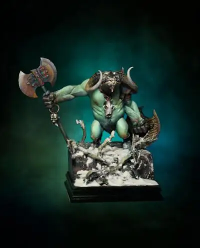 

1/24 Scale Resin Figure Cattle leader 75mm