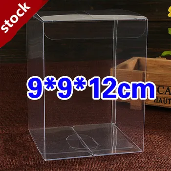 

9*9*12cm 20Pcs Transparent PVC Boxes for Packing Candy/ Clear Box for Display Goods /High Quality Eco-friendly