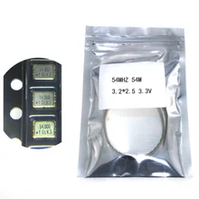 10 шт. SMD 3225 активный кварцевый генератор ОГО 54 МГц 54 M 3,2*2,5 3,3 V 25PPM