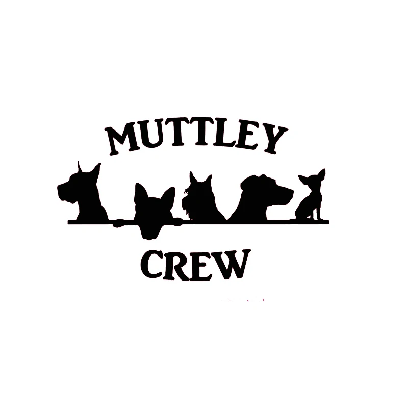 

Mutt Crew Great Dane Yorkie Terrier Labrador Chihuahua Dog Decal Sticker Cute And Interesting Fashion Sticker Decals