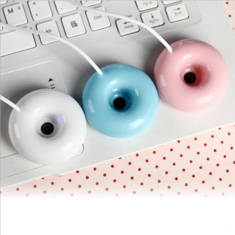 

Mini Portable Donuts USB Air Humidifier Purifier Aroma Diffuser Steam safe use For Home Atomizer Aromatherapy Free Shipping