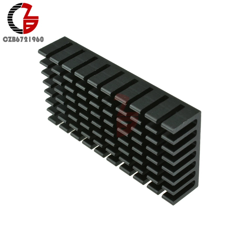 50x25x10mm Heatsink Cooling Radiator Heating Dissipation Cooler For PCB LM2596 2577 2587 Amplifer LED COB Light DIY