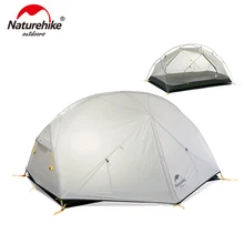 Naturehike Mongar 2 Persons Camping Tent 20D Nylon Fabic Double Layer Waterproof Tent for 3 Seasons NH17T007-M