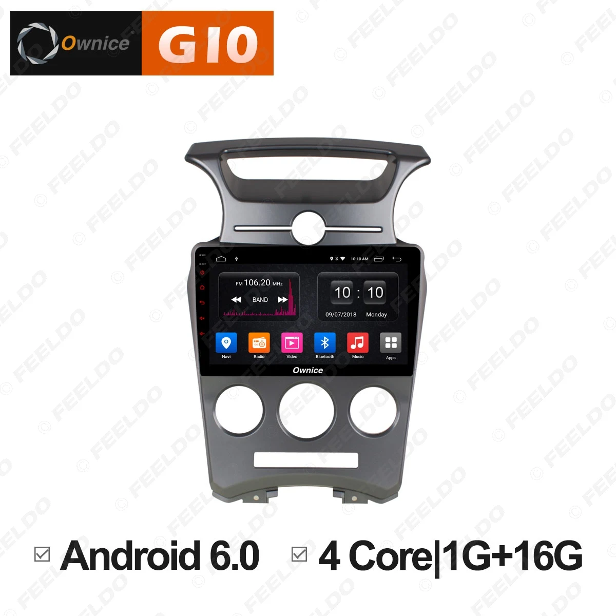 Excellent LEEWA 9" 2.5D Nano IPS Screen Android 8.1 Octa Core/DDR3 2G/32G/4G LTE Car Media Player With GPS/FM For KIA Carens 2007-2011 MT 1