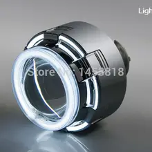 12C 35 Вт H7 H4 H11 9007 H1 9006 9005 тонкий балласт переменного тока XENON HID Conversion Kit Двойной CCFL ангельские глазки 3 дюймов HID проектор