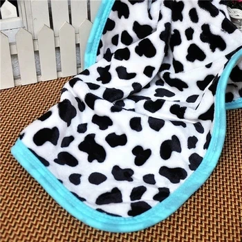 

drop ship 50*70cm/100*70cm Warm Pet Bed Dog Cat Mat Cover Goods Pets Small Large Towels Leopard Print Fleece Soft Blanket Puppy