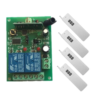 

3000m 2CH DC 12V 24V Wireless Remote Control Switch Motor Inversion Forward/Reverse/Stop for Shutters/Gate