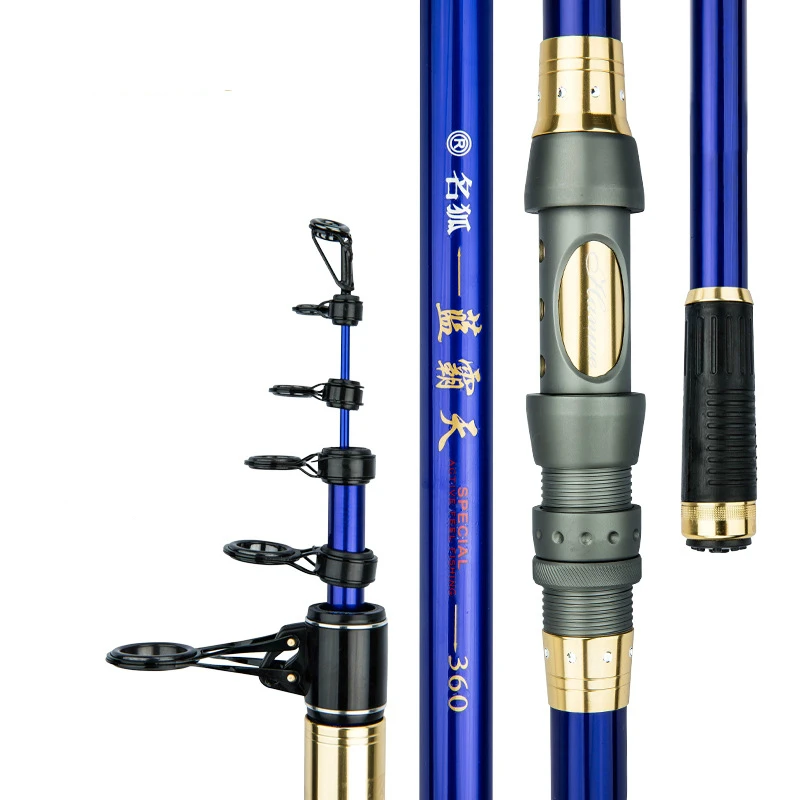 Superstrong Distance Throwing Fishing Rod 3.6/3.9/4.2M High Carbon