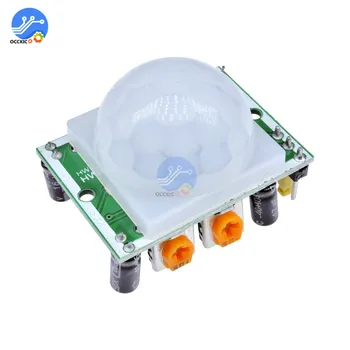 

5PCS HC-SR501 Adjust Infrared IR Pyroelectric Infrared PIR Module Motion Sensor Detector Board for arduino DIY Kit