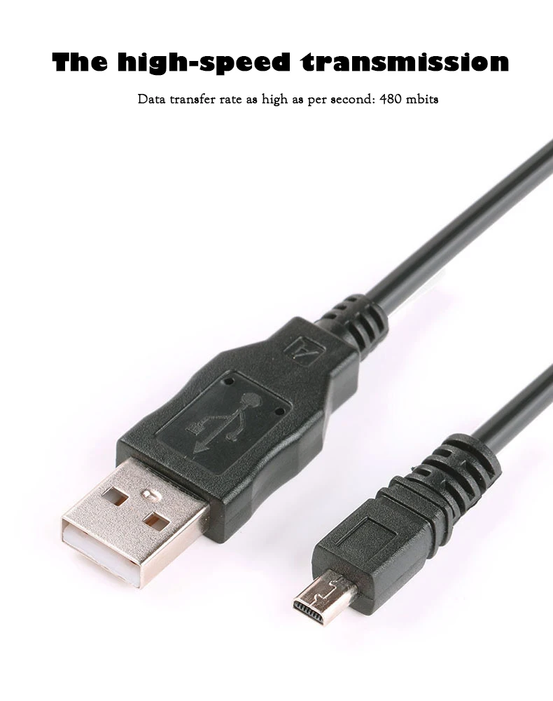 

UC-E6 UC-E16 UC-E17 UC E6 E16 E17 8-pin camera mini USB data cable for Nikon: Coolpix P1 P2 P3 P4 P50 P60 P80 P90 P5000
