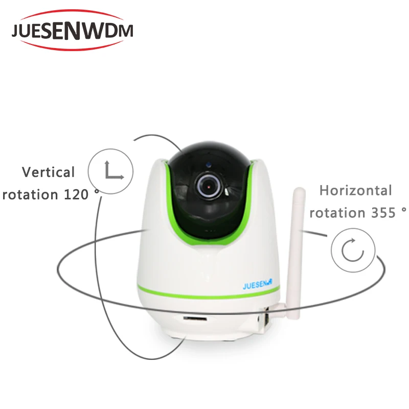 Ip камера JUESENWDM 1080P mini cvr видеонаблюдения двухсторонняя аудио ночного видения 360 p2p